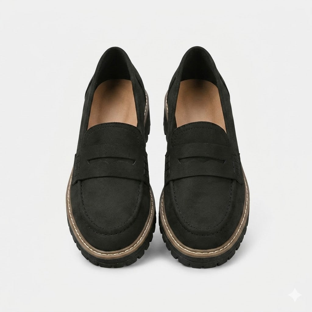 Mocassins Penny Semelle Crantée Aveline