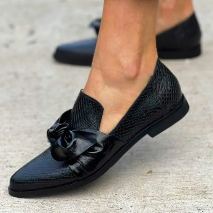 Mocassins Nœud Bout Pointu Brigitte