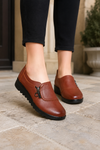 Mocassins Zippés Semelle Souple Nathalie