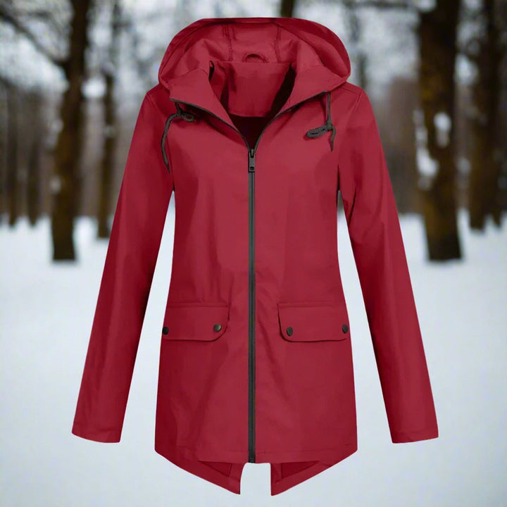 Lorraine | Veste de pluie longue imperméable à capuche