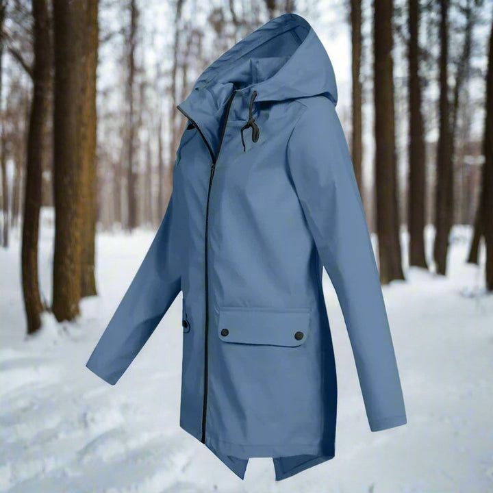 Lorraine | Veste de pluie longue imperméable à capuche