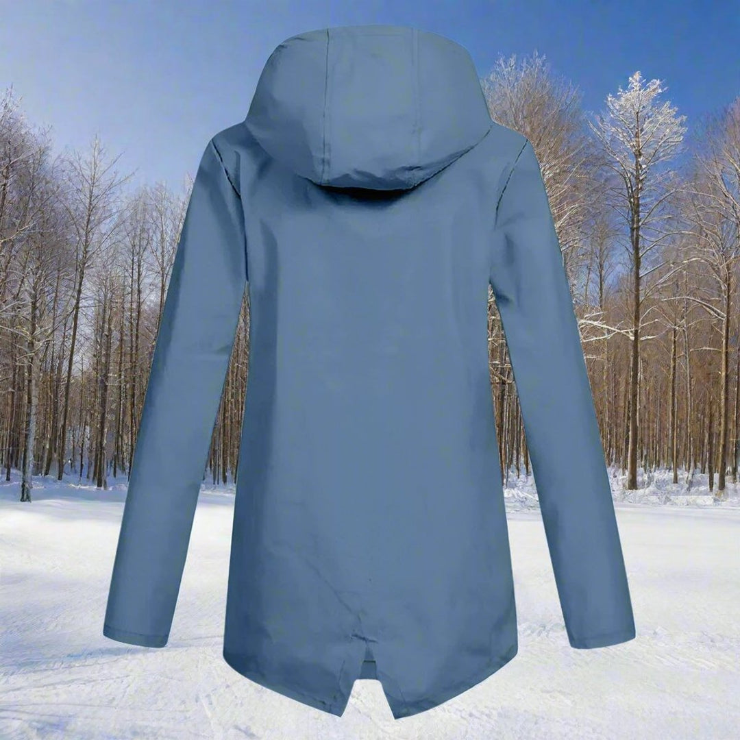 Lorraine | Veste de pluie longue imperméable à capuche