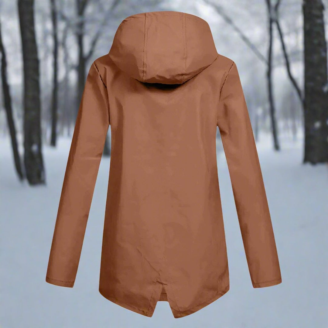 Lorraine | Veste de pluie longue imperméable à capuche